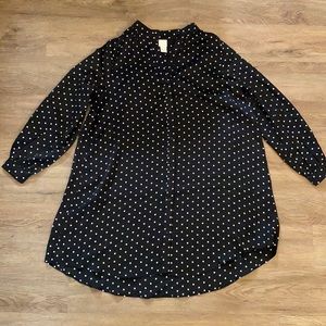 H&M Polka Dot Button Up Dress